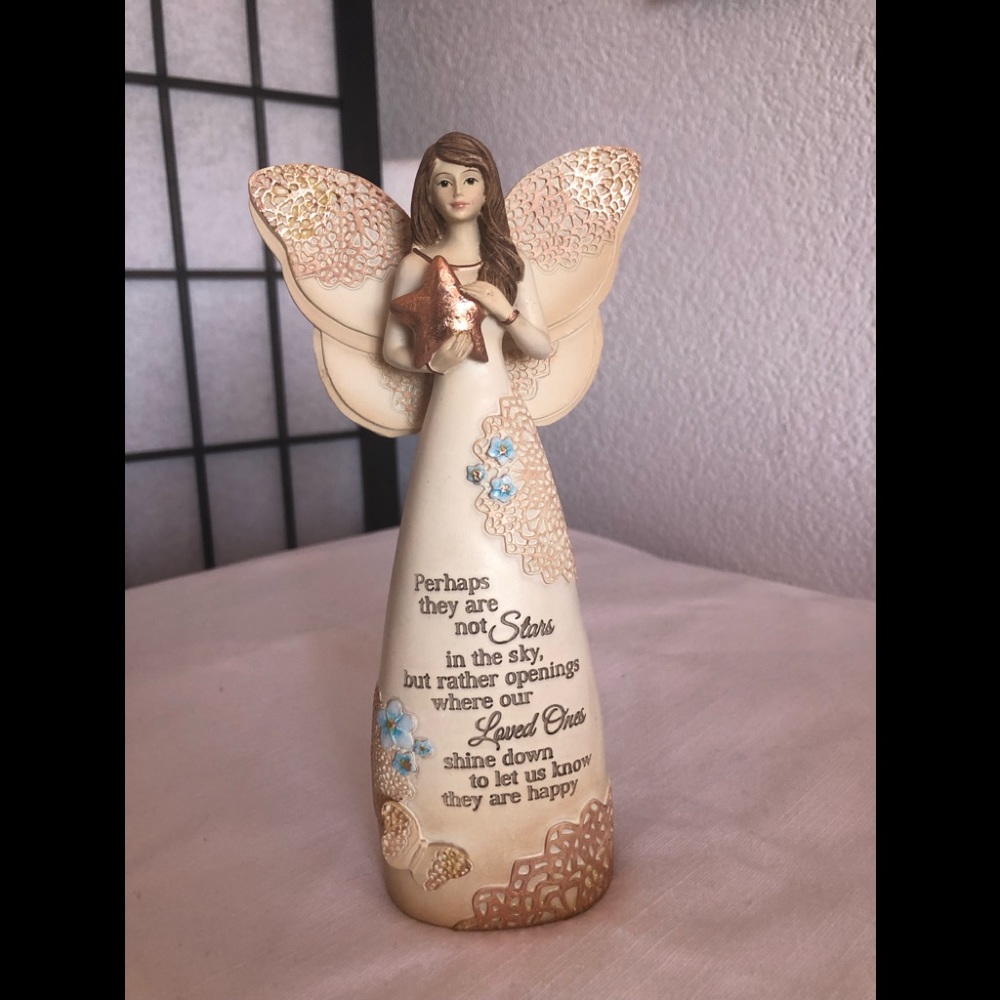 Angel hand painted Light your way, Pavilion Gift Co. Spiritual, Faith